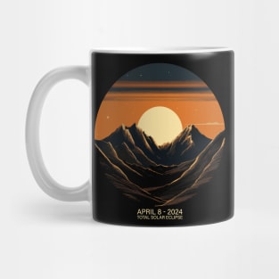 Celestial Dance 2024: North America's Solar Spectacle Mug